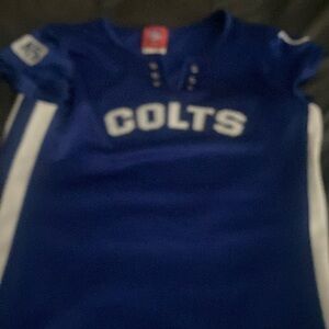 NFL Colts form fitted jersey small womens